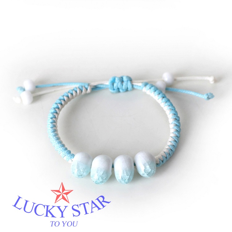 Vòng tay handmade Retro bracelet băng sứ độc đáo